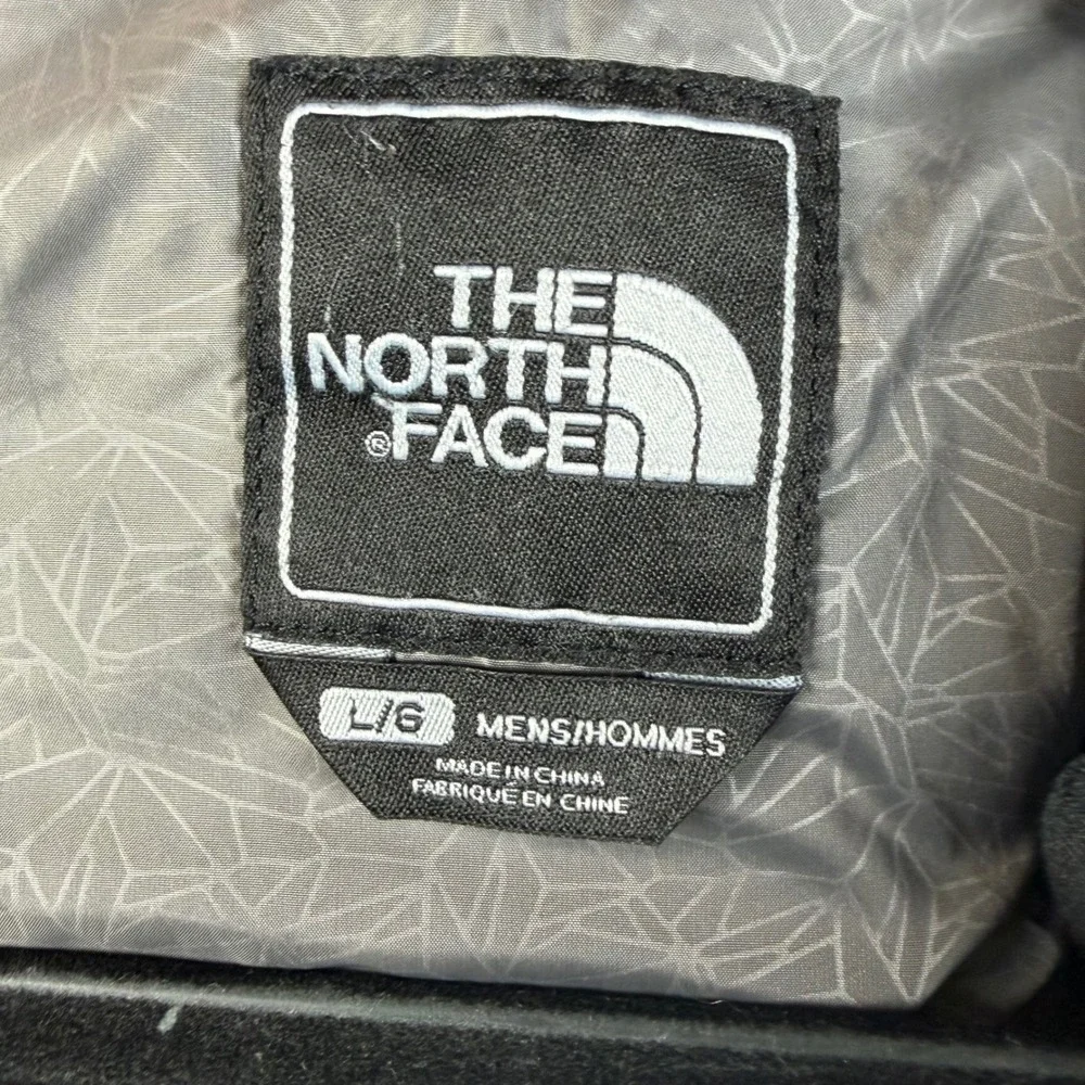 The North Face HyVent Mens Jacket Red Black Colorblock Ski Shell Large